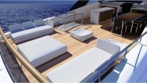 New Sanlorenzo SL94 motor yachts spacious Flybridge